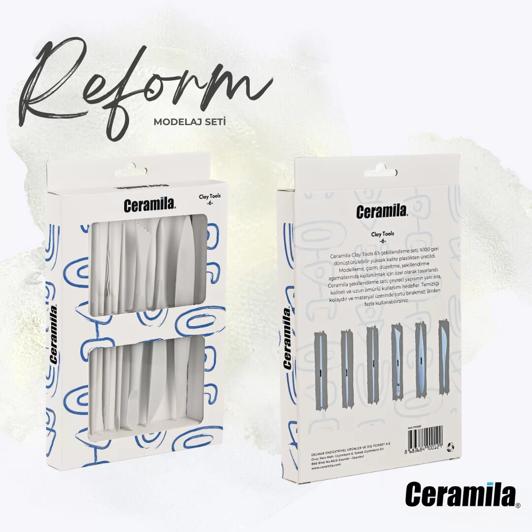 Ceramila - Ceramila 6’lı Modelaj Seti