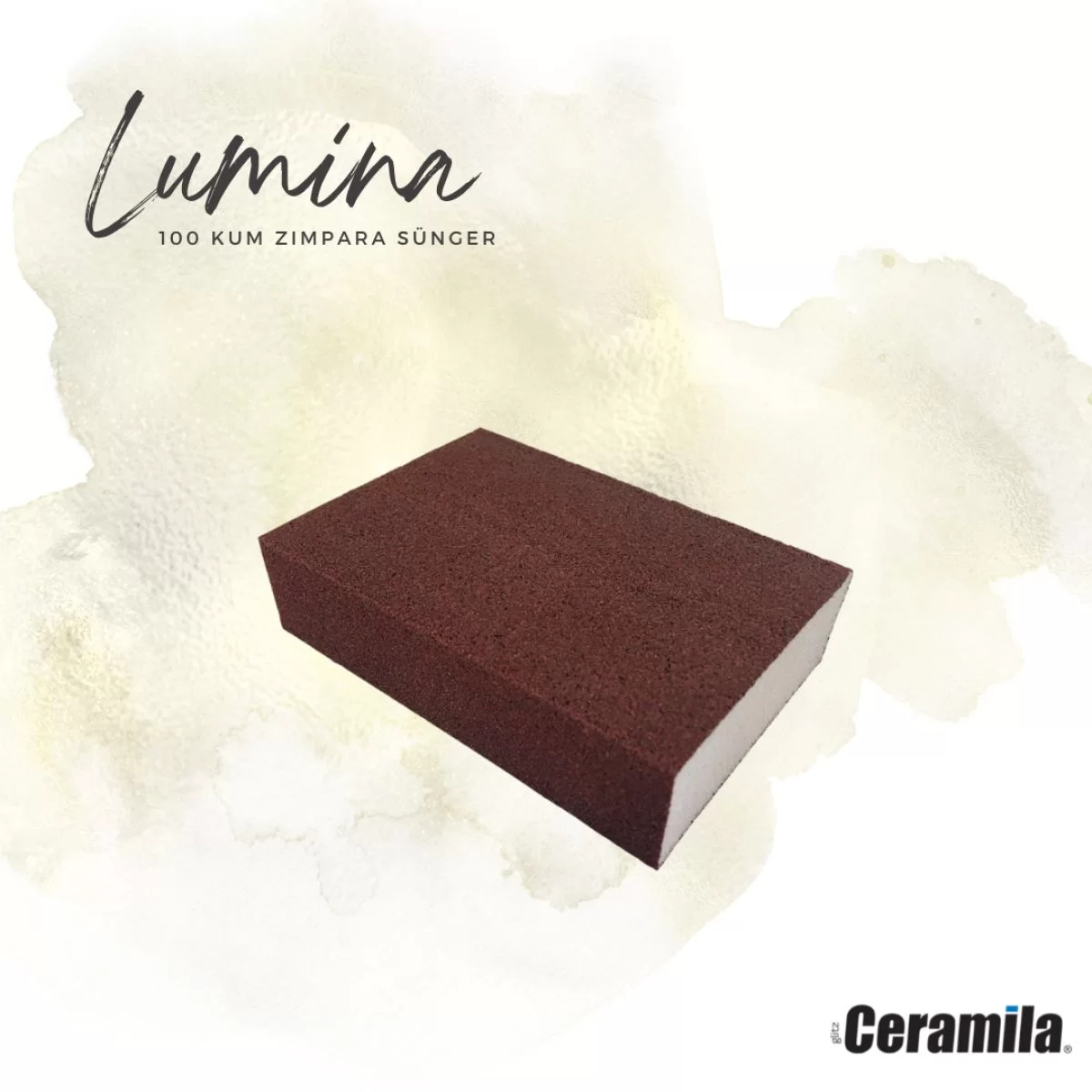 Ceramila - Lumina 3064 Zımpara 100 Kum Takoz Sünger