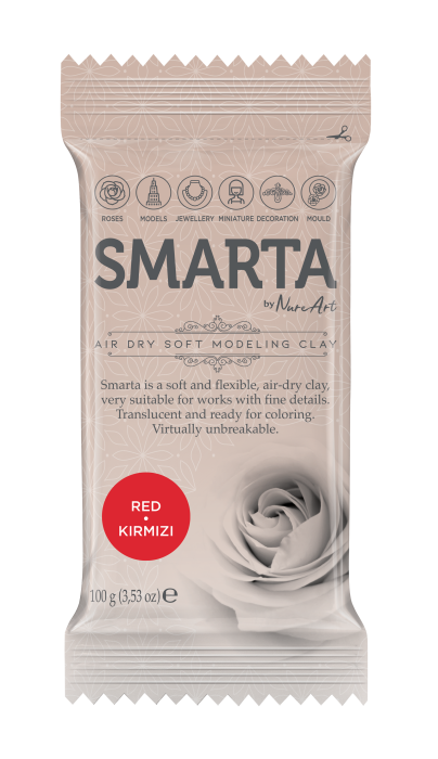 Smarta™ Modelleme Hamuru 100gr - Kırmızı