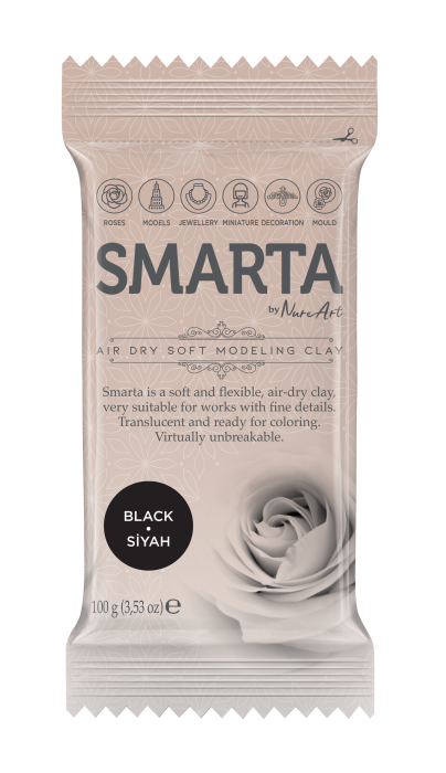 Smarta™ Modelleme Hamuru 100gr - Siyah