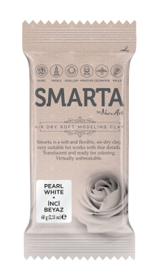 Smarta™ - Smarta™ Modelleme Hamuru Metalik İnci Beyazı 60 gr