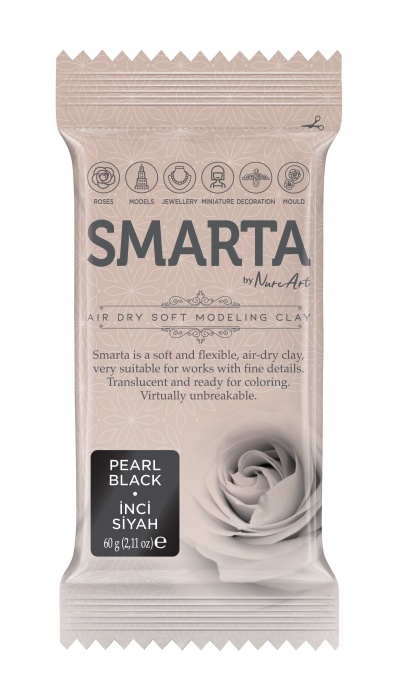 Smarta™ Modelleme Hamuru Metalik Siyah İnci 60gr